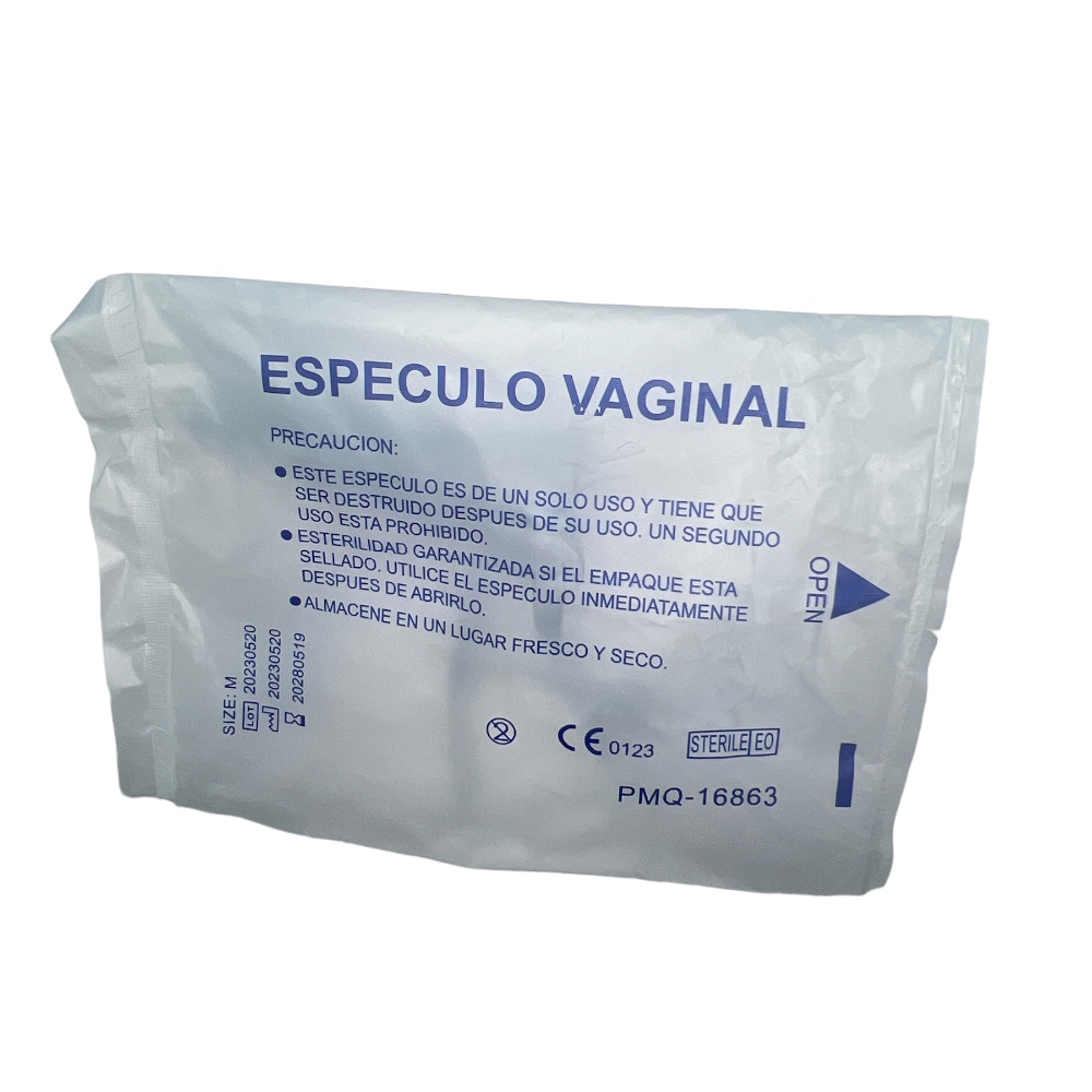 Empaque Especulo Vaginal Descartable Esteril